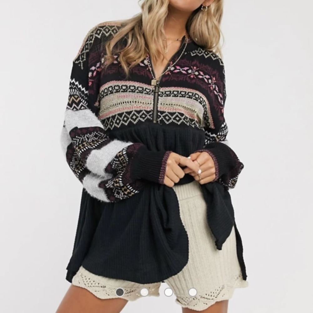 NWOT Free People Cozy Cottage Sweater